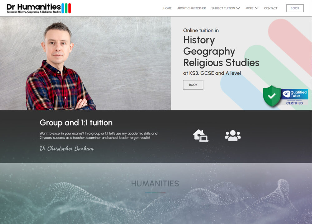 Dr Humanities Website Design Horsforth