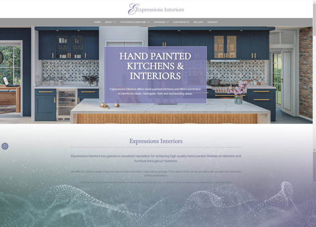 Expressions Interiors Website Design Leeds